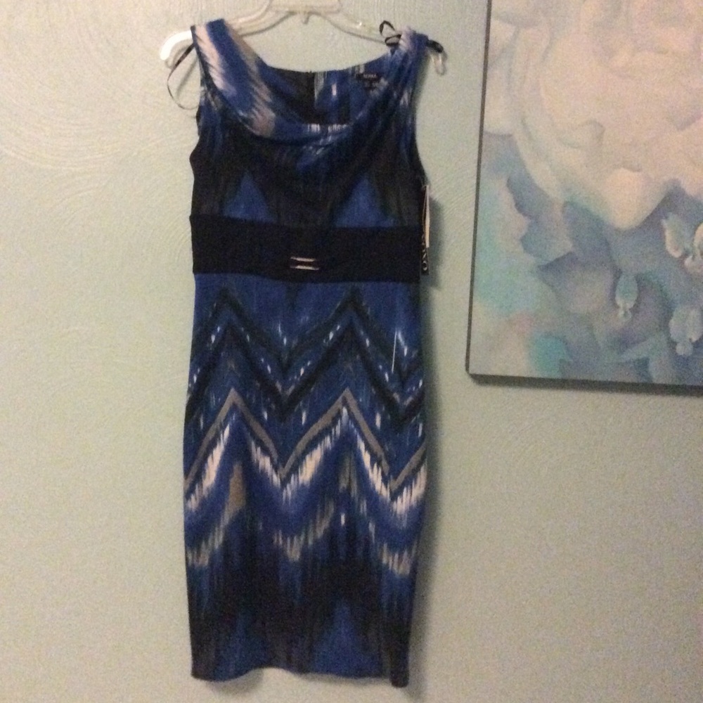 Blue XOXO sleeveless dress, size 7/8.